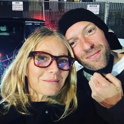 Gwyneth Paltrow and her ex-husband, Chris Martin, took a selfie.